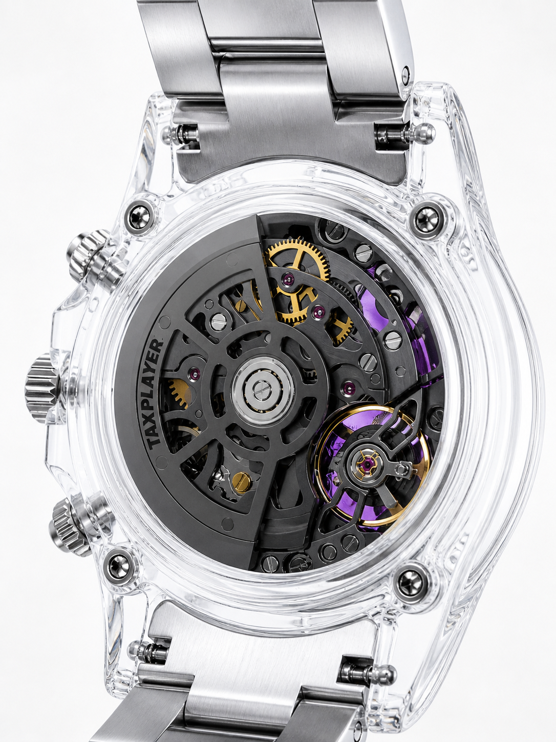 TIME WILL TELL Transparent Chronograph - Image 2