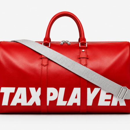red duffle bag